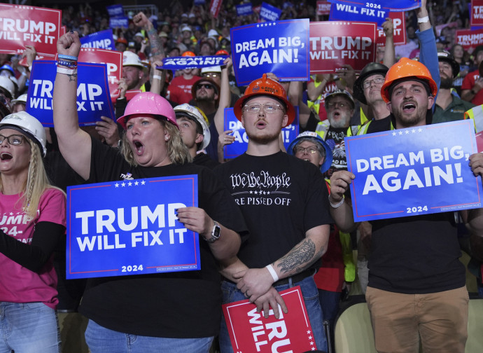 Sostenitori di Trump (La Presse) Sostenitori di Trump (La Presse)