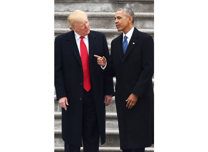Trump e Obama Trump e Obama
