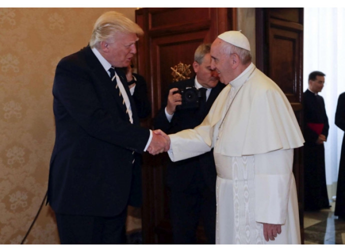 Trump e Papa Francesco