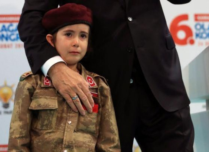 Erdogan e la bambina "martire"