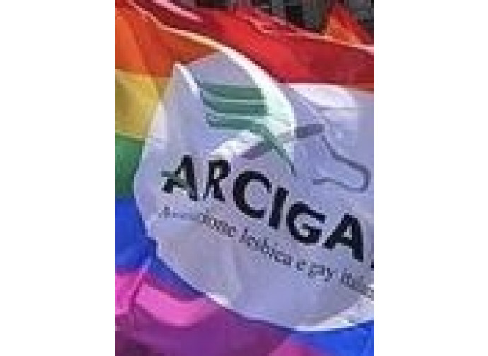 La bandiera dell'Arcigay
