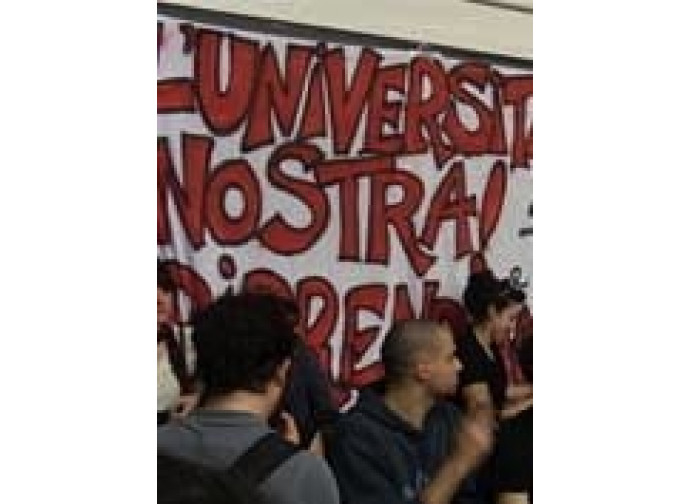 Protesta all'università Protesta all'università