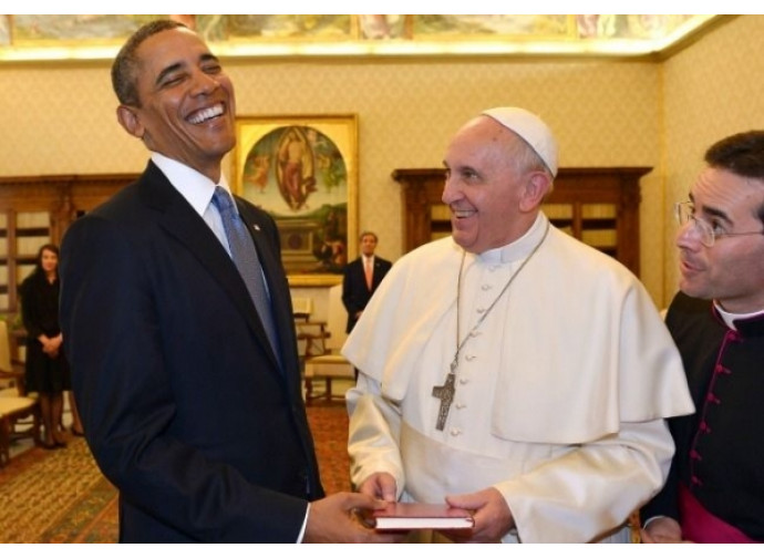 Obama e Papa Francesco Obama e Papa Francesco