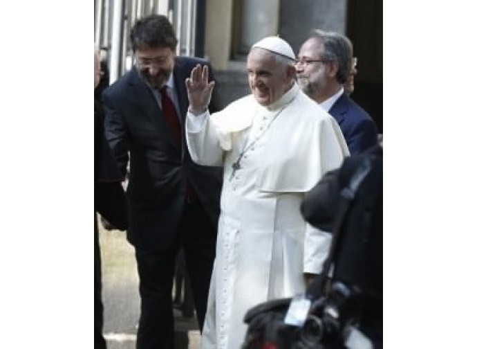 Papa Francesco nel Tempio Valdese Papa Francesco nel Tempio Valdese