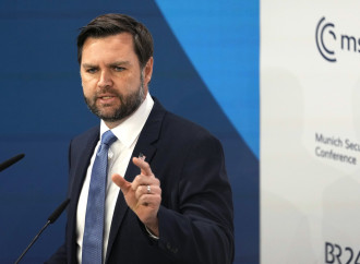 JD Vance alla Conferenza di Monaco del 2025 (La Presse)