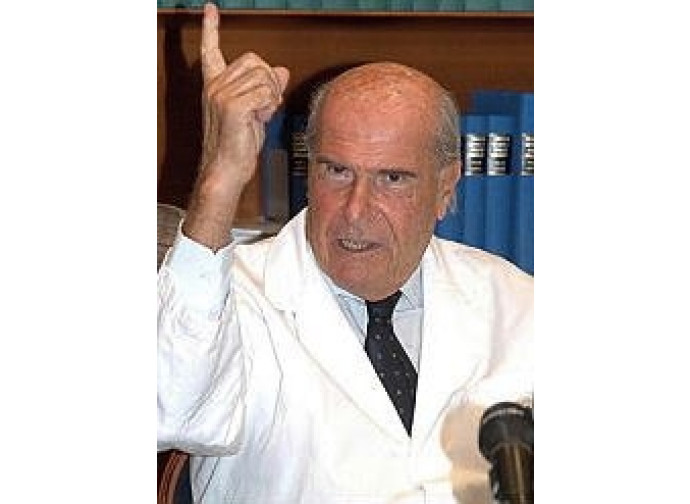 Il professor Umberto Veronesi
