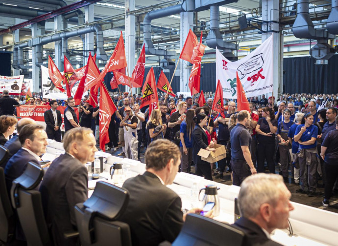 Volkswagen, incontro con i sindacati (La Presse) Volkswagen, incontro con i sindacati (La Presse)