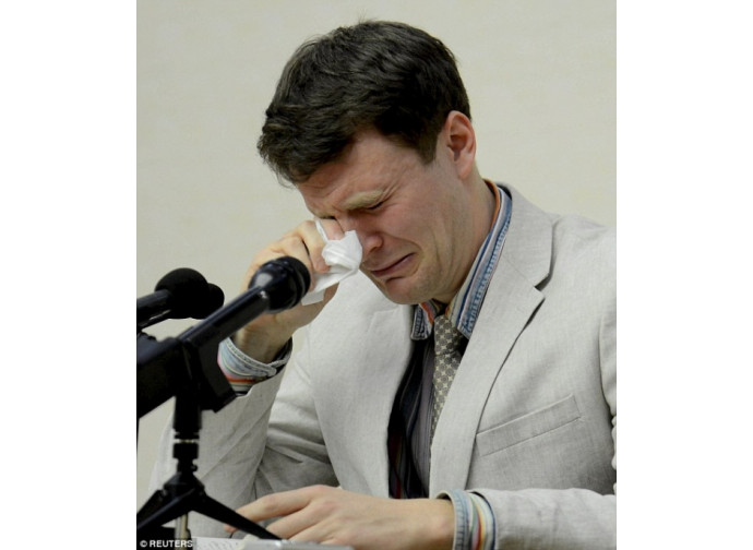 Otto Warmbier confessa Otto Warmbier confessa