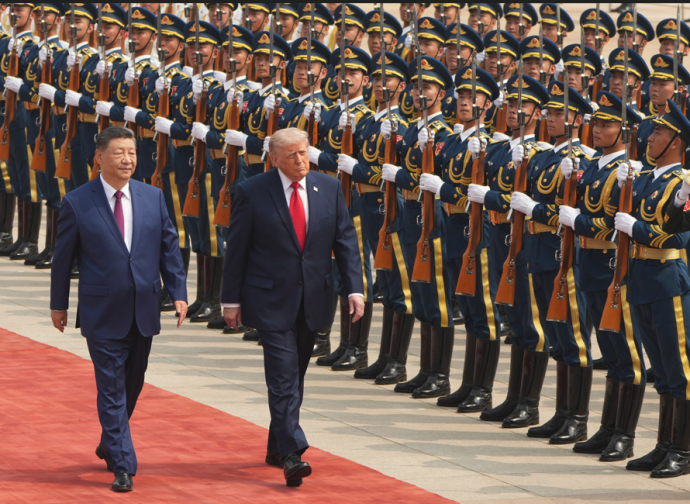 Xi Jinping e Donald Trump (AP)