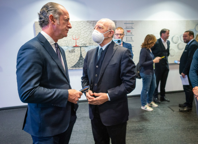 Luca Zaia e Vincenzo De Luca nel 2022 (La Presse)