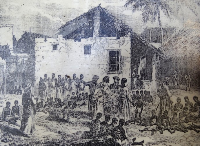 Mercato degli schiavi a Zanzibar Mercato degli schiavi a Zanzibar