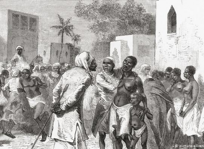 Il mercato arabo degli schiavi a Zanzibar