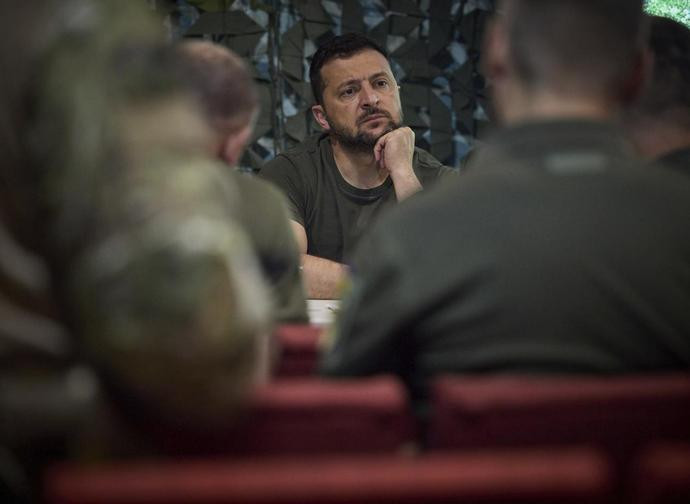 Il presidente ucraino Volodymyr Zelensky Il presidente ucraino Volodymyr Zelensky